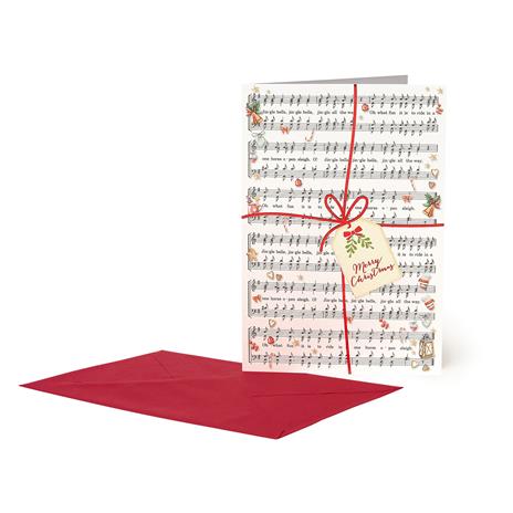 Biglietto auguri Legami Unusual Christmas, Jingle Bells - 11,5x17 cm - 2