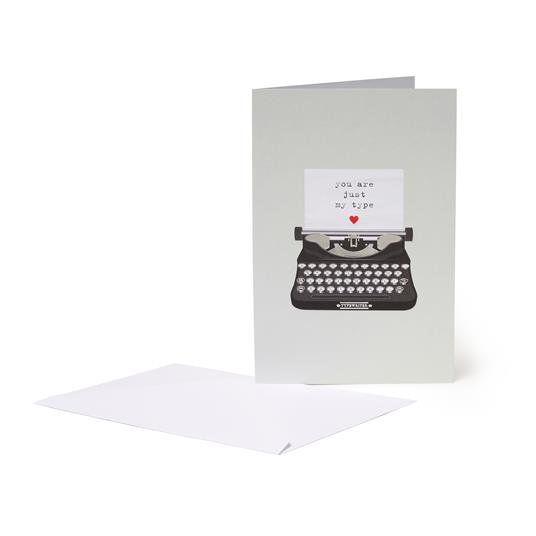 Biglietto auguri Insoliti Legami, Unusual Greeting Cards Just My Type - 11,50 x 17 cm - 2