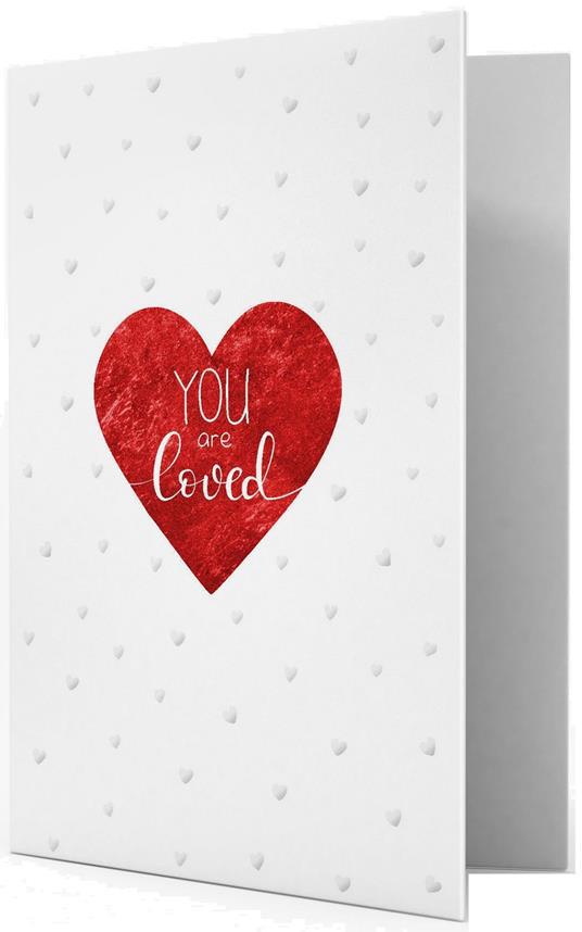 Legami BG0677 - Biglietto Con Busta per Ogni Ricorrenza - You Are Loved - Sei Amato