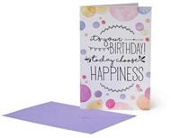 Biglietto auguri Felicità Legami, Happiness Greeting Cards - 11,50 x 17 cm