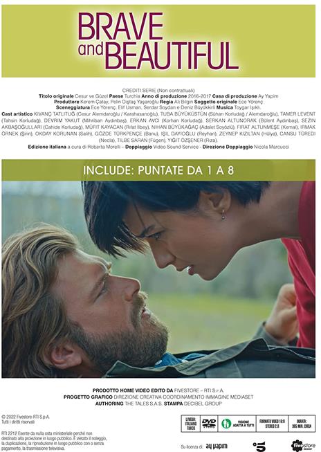Brave And Beautiful #01 (Eps 01-08) di Ali Bilgin - DVD - 2