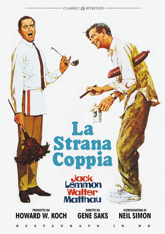 La Strana Coppia (Restaurato In Hd) (DVD) di Gene Saks - DVD