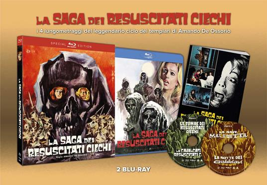La Saga Dei Resuscitati Ciechi (2 Blu-Ray) di Amando De Ossorio,Fernando Sancho - Blu-ray