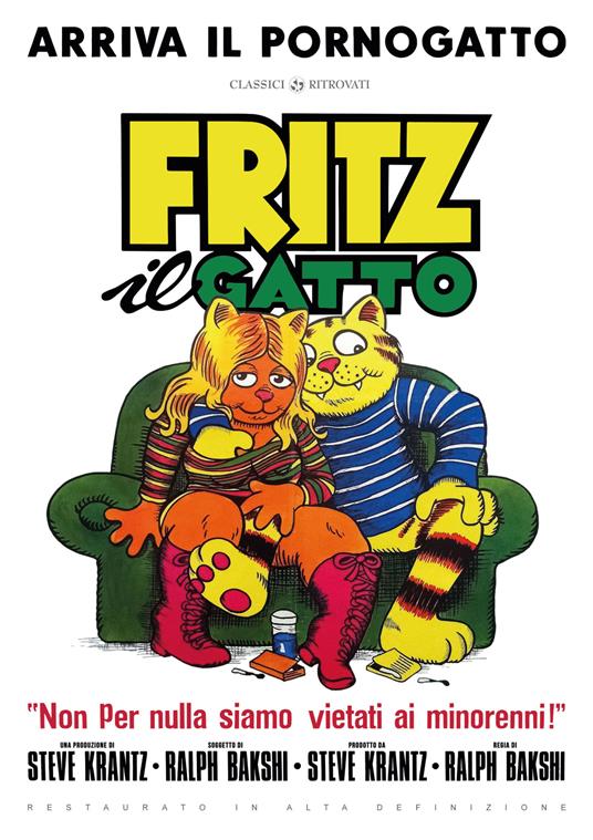 Fritz Il Gatto (DVD) di Ralph Bakshi - DVD