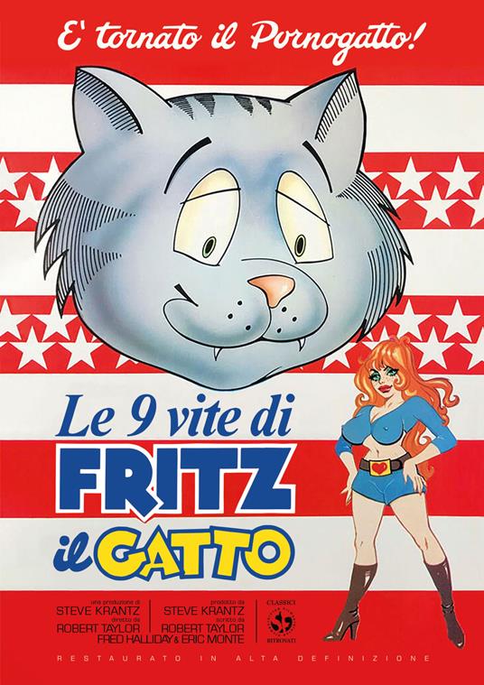 Le 9 Vite Di Fritz Il Gatto (DVD) di Robert Taylor - DVD