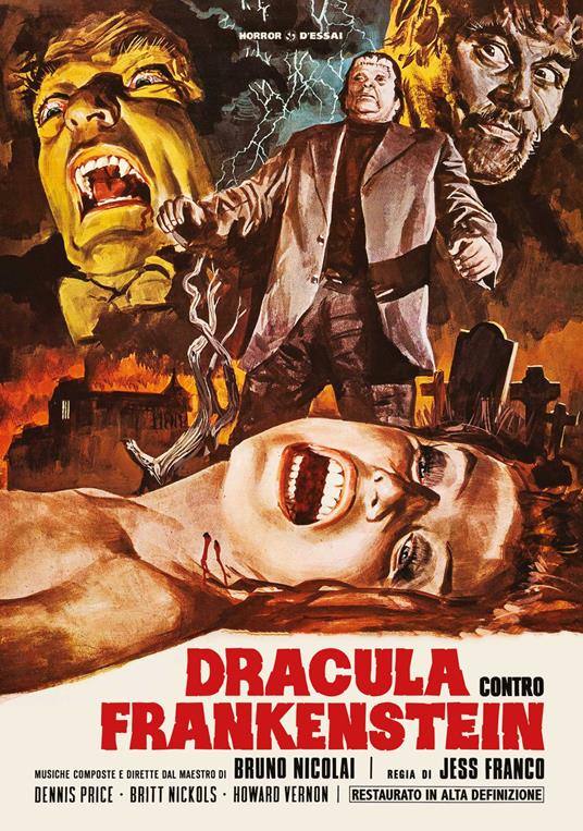 Dracula Contro Frankenstein (Restaurato In Hd) (DVD) di Jesus Franco - DVD
