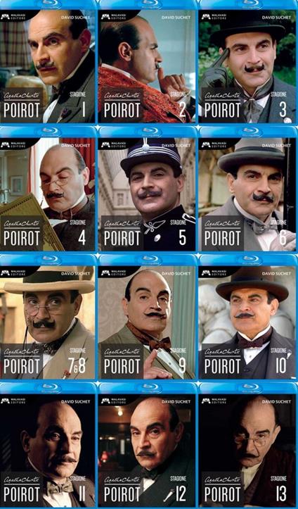 Poirot Collection - Stagione 01-13 (24 Blu-Ray) - Blu-ray