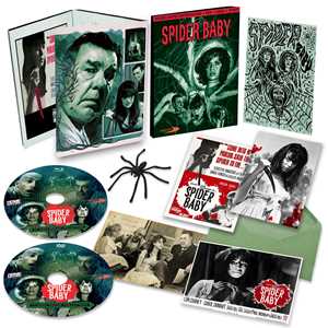Film Spider Baby - Deluxe Limited Edition Box (Blu-Ray + Dvd + Postcards + Plastic Spider 399 Copies) Jack Hill