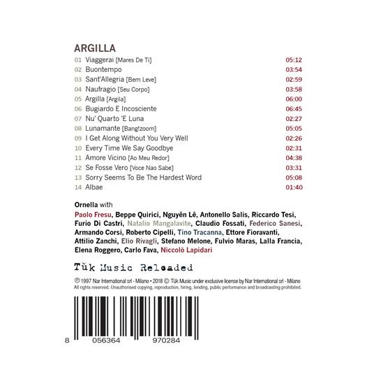 Argilla - CD Audio di Ornella Vanoni - 2