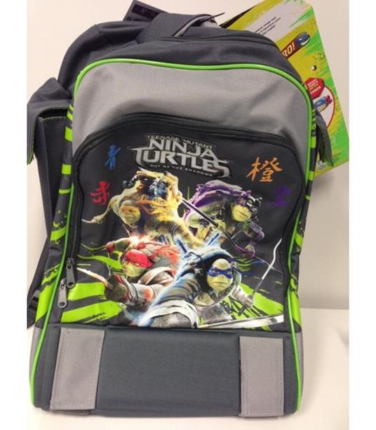 Zaino scuola Xrolley Turtles - Tartarughe Ninja con pistola spara dardi in omaggio