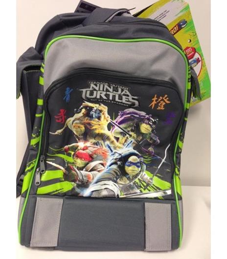 Zaino scuola Xrolley Turtles - Tartarughe Ninja con pistola spara dardi in omaggio - 2