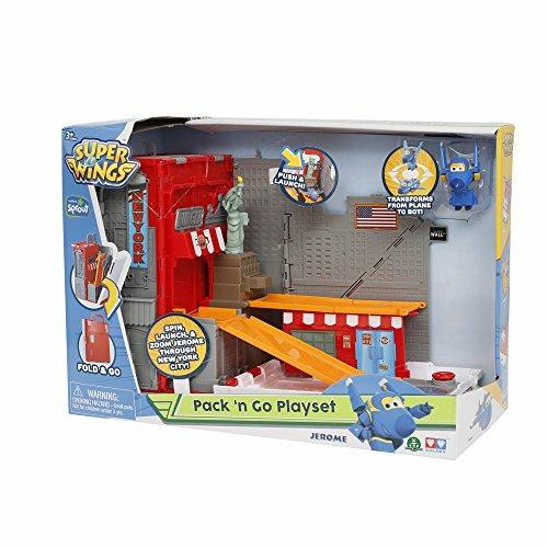 Super Wings. Playset Pack & Go Avventura A New York Con 1 Personaggio