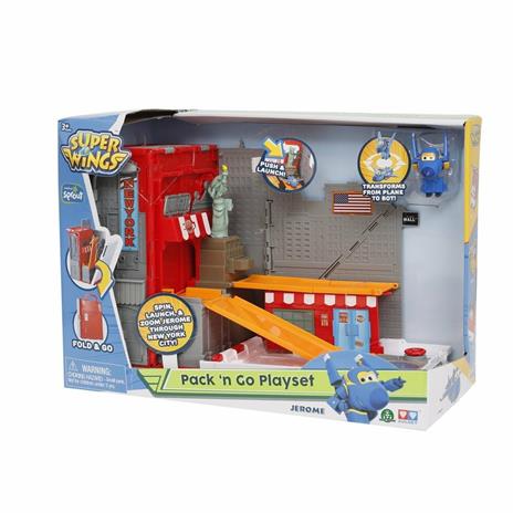 Super Wings. Playset Pack & Go Avventura A New York Con 1 Personaggio - 6