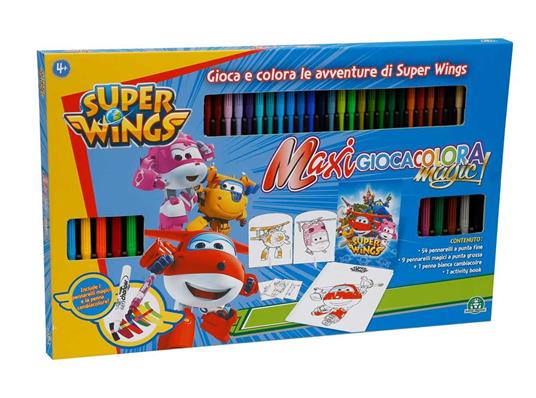 Super Wings. Maxi Gioca E Colora Magic