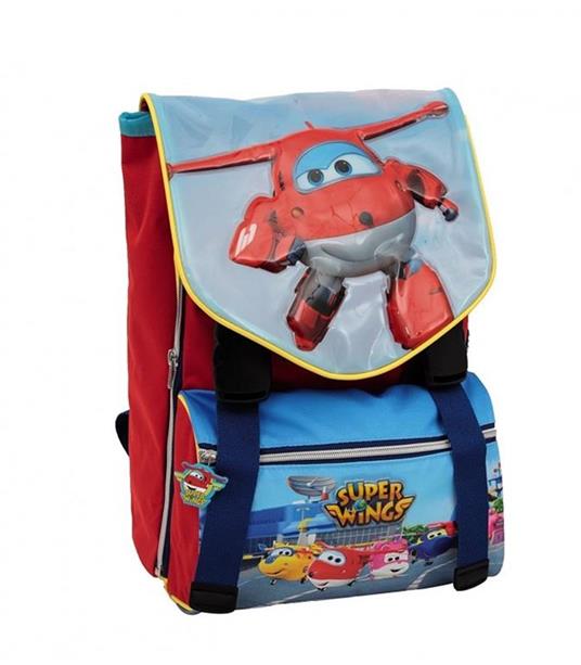 Zaino estensibile Super Wings. Con gadget - Auguri Preziosi - Cartoleria e  scuola