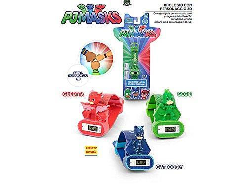 Super Pigiamini. Pj Masks. Orologio Lcd Con Personaggio