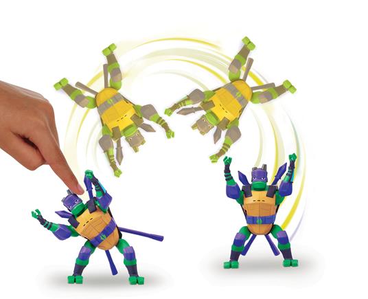 Teenage Mutant Ninja Turtles - Rise Of - Personaggio Deluxe Ninja Attack Con Suoni - 6
