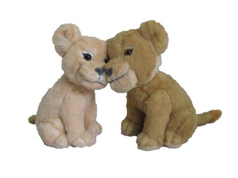 Re Leone - Coppia Peluche Simba E Nala