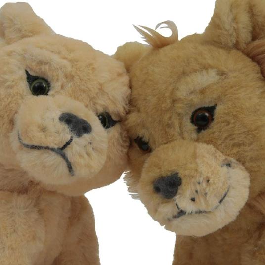 Re Leone - Coppia Peluche Simba E Nala - 3