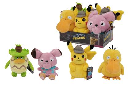 Pokemon. Detective Pikachu Pelouche 20 Cm Con Suoni Cdu 6Pz