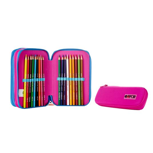 Astuccio accessoriato 3 zip  GoPOP Kittycorn. Con astuccio ovale - 4