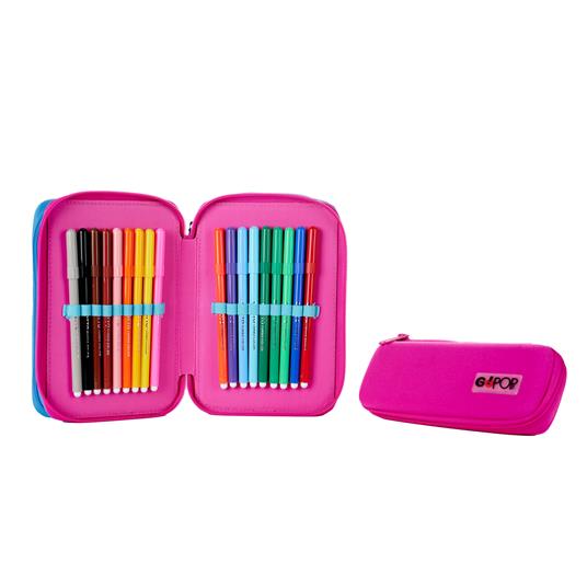 Astuccio accessoriato 3 zip  GoPOP Kittycorn. Con astuccio ovale - 5