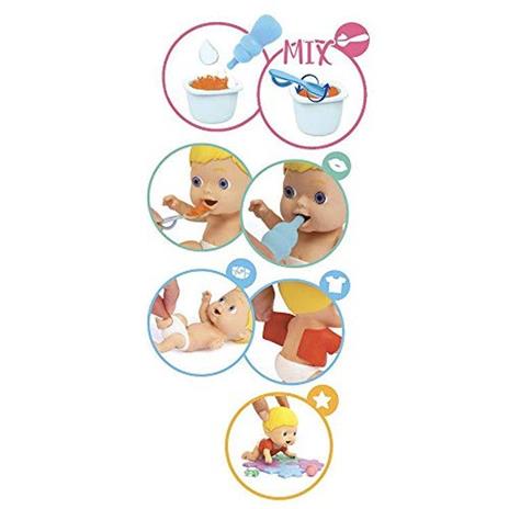 Cicciobello- CCB Amicicci Time, Tenero Bebè Biondo, Mini Play Set con Personaggio Morbidoso, Multicolore, CC000000 - 4