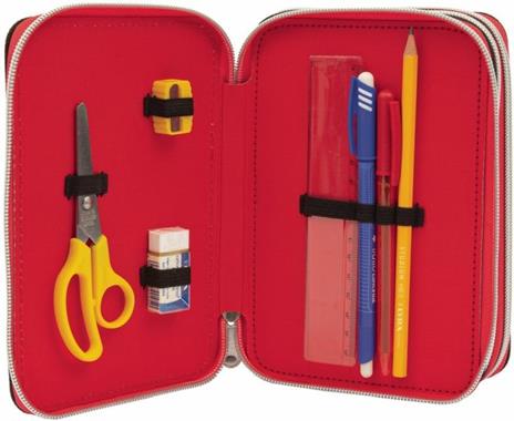 Astuccio accessoritato 3 zip Trudy Cuccioli Cerca Amici Assortito - 13x20x7 cm - 6