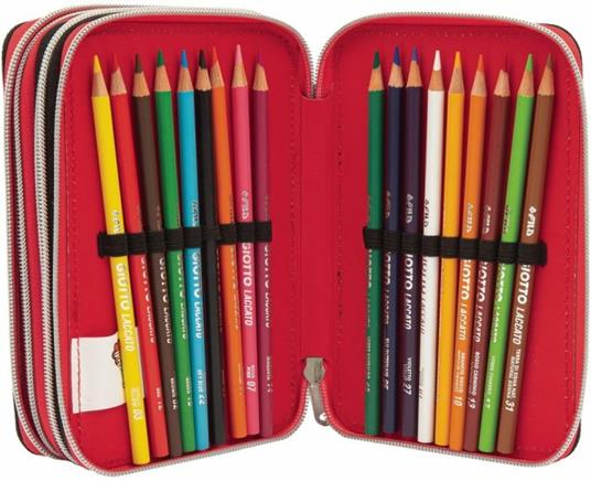 Astuccio accessoritato 3 zip Trudy Cuccioli Cerca Amici Assortito - 13x20x7 cm - 8