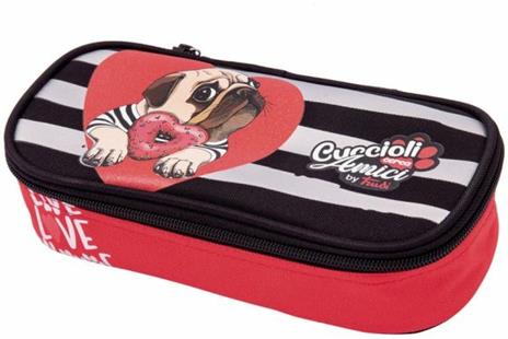 Astuccio ovale organizzato Trudy Cuccioli Cerca Amici Assortito - 6x22x11 cm - 7
