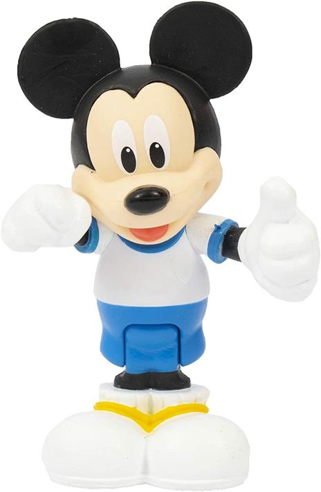 Topolino - Coppia di Mini Personaggi, Topolino e Paperino Calciatori 8cm, articolati con 4 punti di articolazione, collezionali tutti, per bambini a partire dai 3 anni, MCC04210, Giochi Preziosi - 5