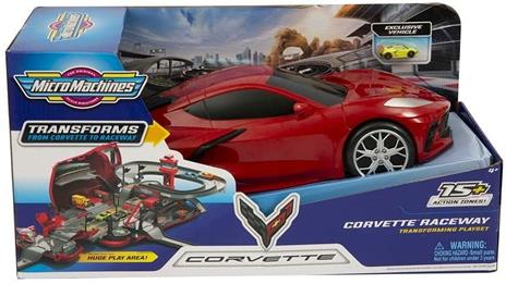 Auto Corvette trasformabile Playset Micro Machines (MCM13000)