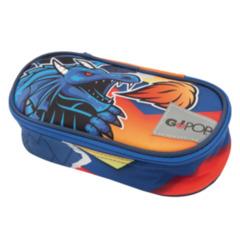 GoPop 22 Astuccio Bustina ovale Dragon- 22 x 10,5 x 6 cm