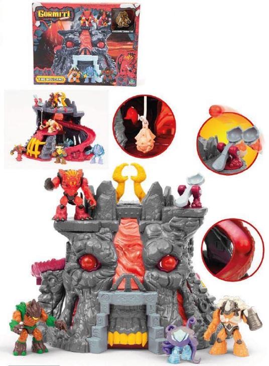 Gormiti legends volcano playset il luogo iconico della saga