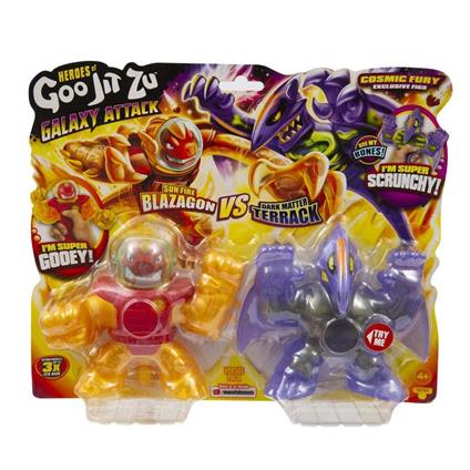 Goo JIt Zu Alien Attack Double Pack, Eroi Allungabili