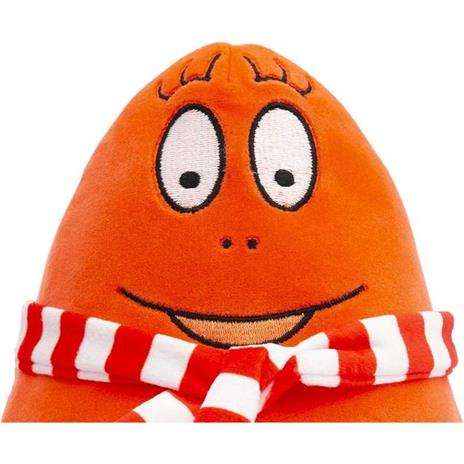Barbapapà Peluche Barbaforte rosso con sciarpa - 2