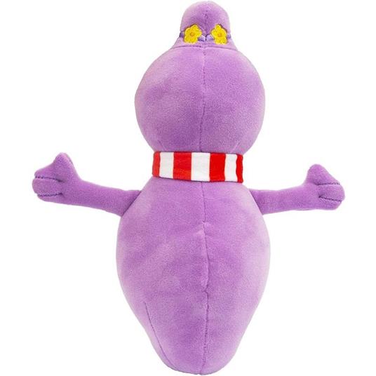 Barbapapà Peluche Barbabella viola con sciarpa - 2