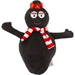 Barbapapà Peluche Barbamamma nero con sciarpa