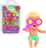 Cicciobello Amicicci Beach, bambole con Costumi e Occhiali con Lenti C