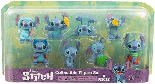 Disney stitch set 8 mini personaggi collezionabili