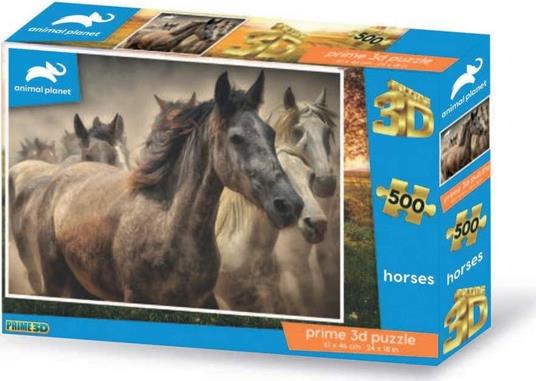 Puzzle ANIMAL PLANET Prime 3D Cavalli 500 pz PU203000