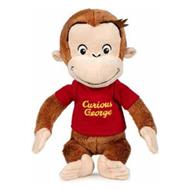 Peluche Con T-Shirt Rossa h.25cm CURIOSO COME GEORGE CUU04000