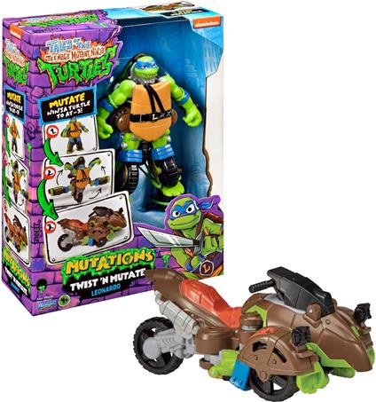 Ninja Turtles Leonardo Veicolo Trasformabile