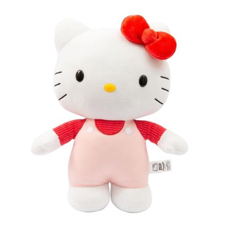 Hello Kitty Peluche Cm 30 Salopette Rosa