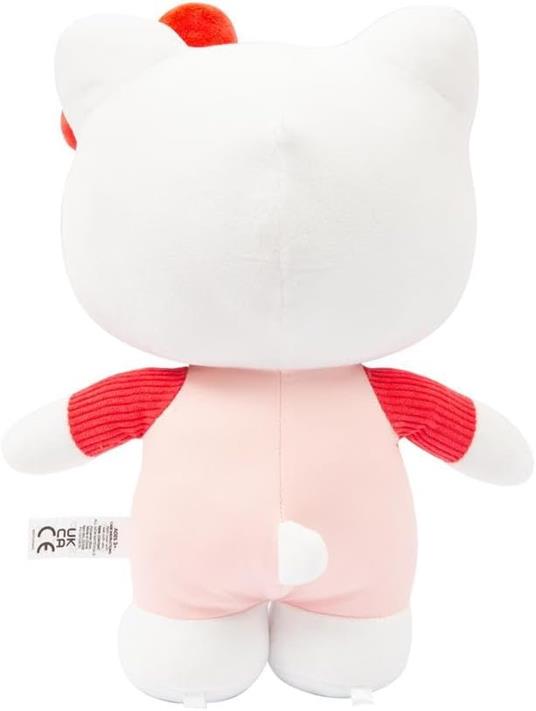 Hello Kitty Peluche Cm 30 Salopette Rosa - 4