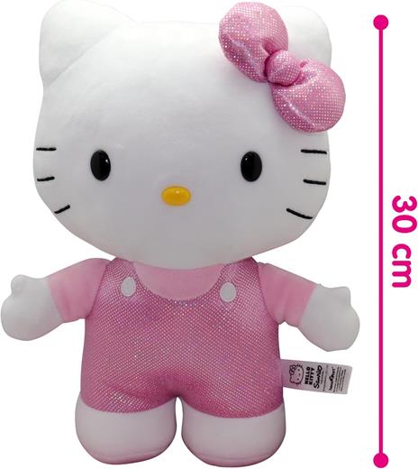 Hello Kitty Peluche Cm 30 - Pink Spot Sparkl - 6