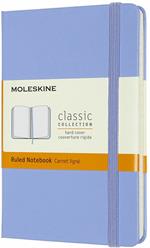 Taccuino Moleskine a righe Pocket copertina rigida Hydrangea. Blu