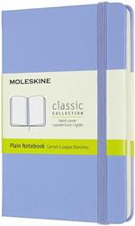 Taccuino Moleskine a pagine bianche Pocket copertina rigida Hydrangea. Blu