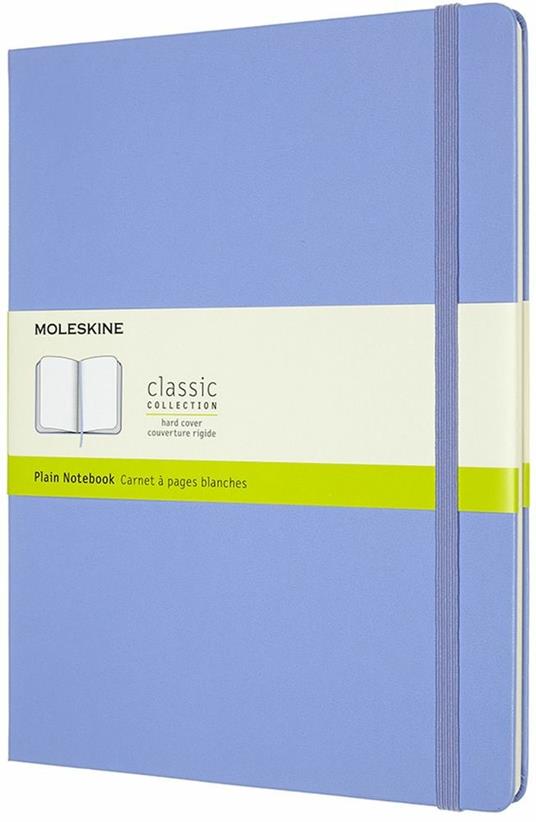 Taccuino Moleskine a pagine bianche X-Large copertina rigida Hydrangea. Blu  - Moleskine - Cartoleria e scuola