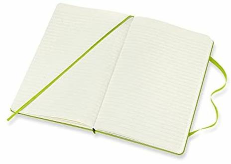 Taccuino Moleskine a righe Large copertina rigida Lemon. Verde - 3